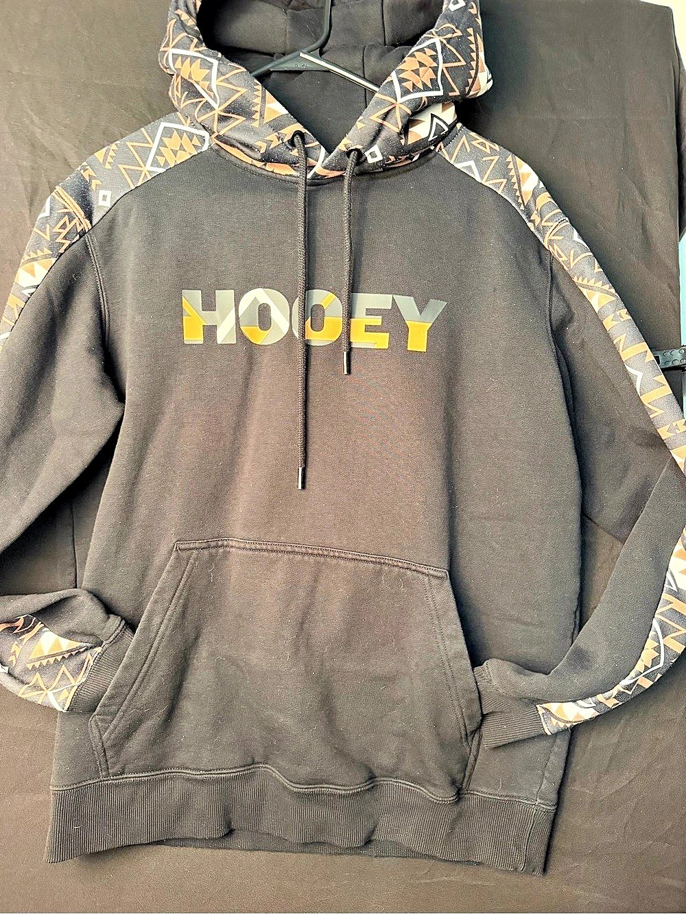 HOOEY Pullover Hoodie Western Aztec- Men’s Small